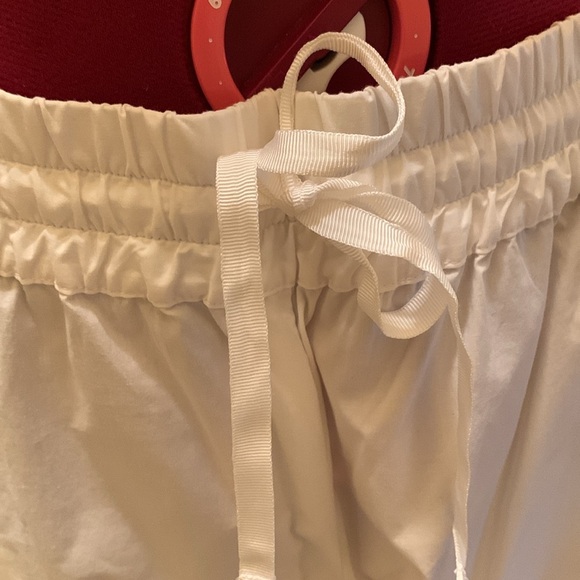 Stefanel WIDE-LEG - Trousers - drawstring - optical white - Picture 3 of 13